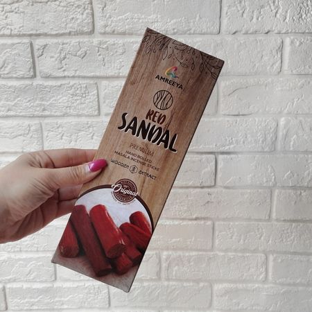 عود دست ساز هندی رایحه صندل قرمز برند آمریا