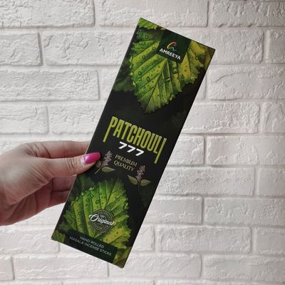 عود دست ساز هندی رایحه پاچولی 777 برند آمریا