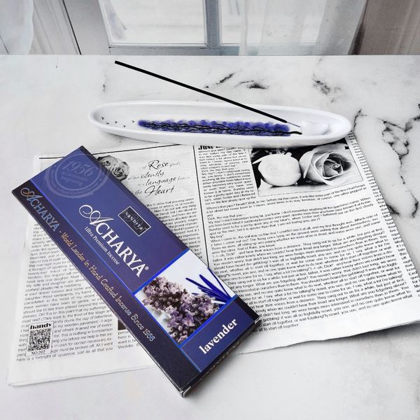 عود دست ساز هندی رایحه آچاریا لاوندر برند ناندیتا