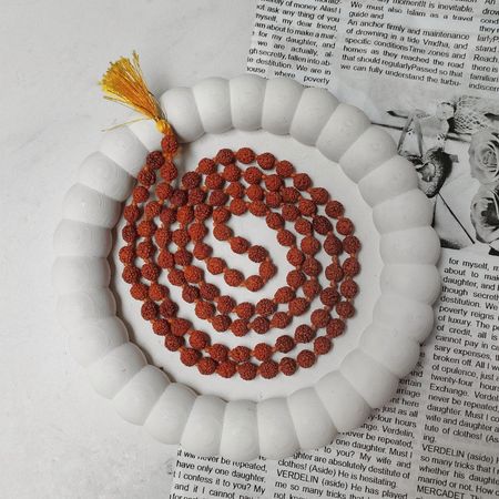 تسبیح مالا رودراکشا هندی وارداتی سایز کوچک