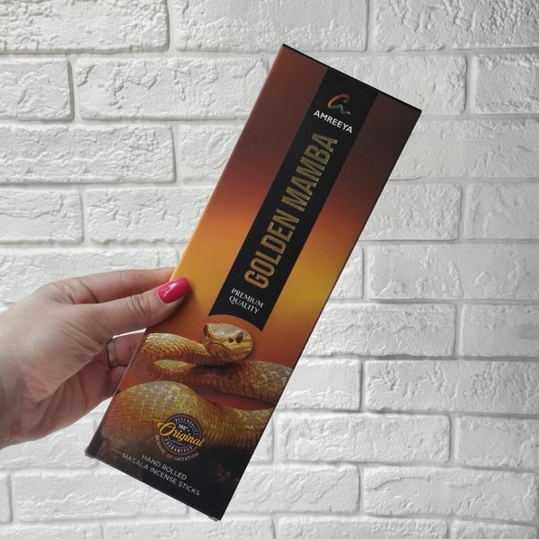 عود دست ساز هندی رایحه گلدن مامبا برند آمریا