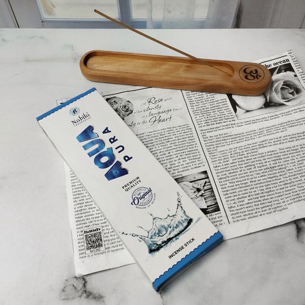 عود دست ساز هندی رایحه آکوا پیور برند نابیلا