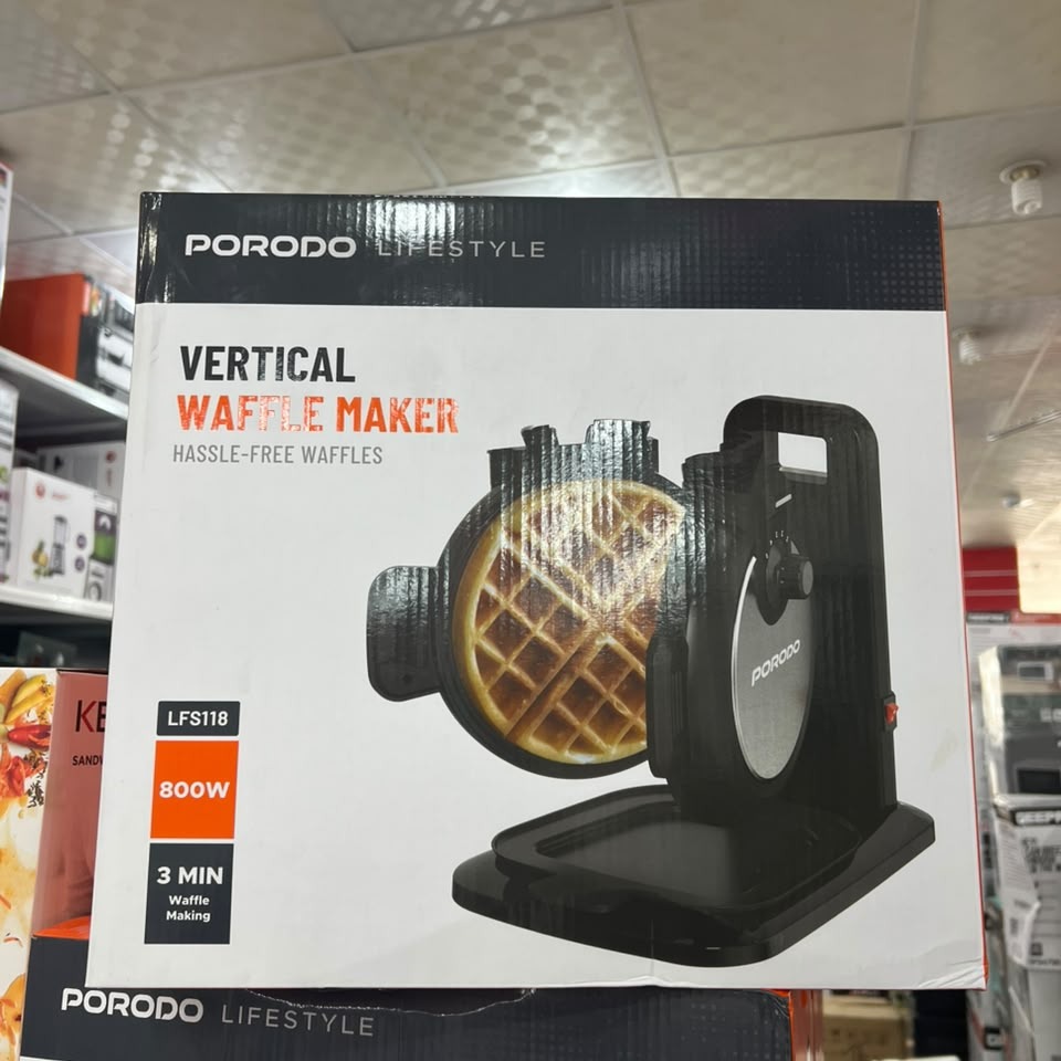 وافل ساز پورودو مدل PORODO VERTICAL WAFFLE MAKER LFS118 106789