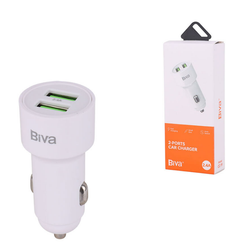 شارژر فندکی 12 وات بیوا CC-19 شارژر فندکی فست شارژ خودرو Biva مدل CC-19 با توان خروجی 12 وات