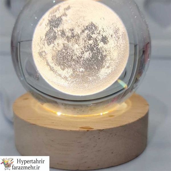 چراغ خواب گوی کریستال در دو سایز ( 6 - 8 ) سانت