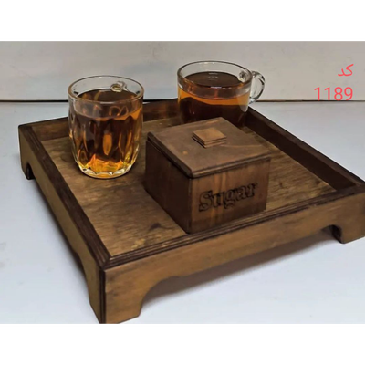 سینی پایه دار مربع