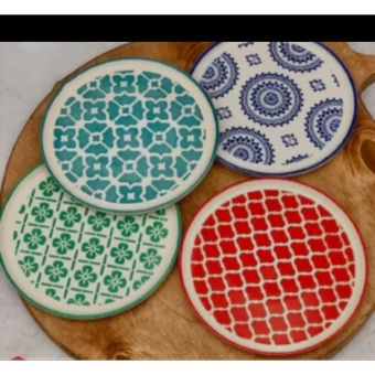 کیک خوری رنگی دنی هوم مجموعه 6 عددی