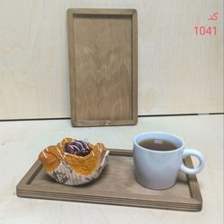 تخته سرو مستطیل لبه دار