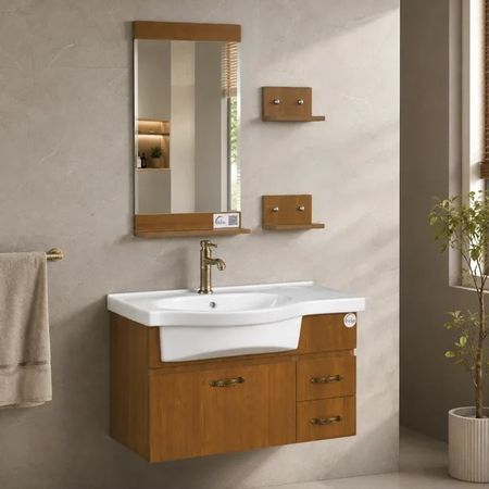 ست کابینت و روشویی توییس مدل tws - 1009 به همراه آینه