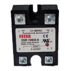 رله 100 امپر فوتک مدل تریستوری SSR DC TO AC دارای گارانتی تعویض