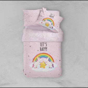 روتختی کودک طرح اسب تک شاخ (یونیکورن) دخترانه کد 22