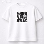 تیشرت باکسی طرح حس خوب 100٪ پنبه | کد 1352