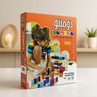 بازی فکری دومینو مدل 100 قطعه ای