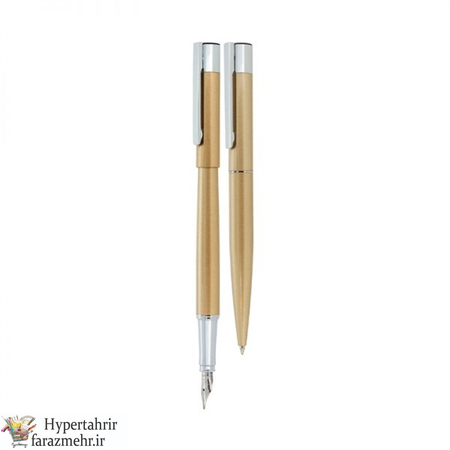 جفتی خودکار و خودنویس یوروپن(EUROPEN) مدل اینتر  ENTER رنگبندی ( طلایی - مشکی)