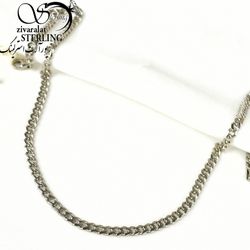 زنجیر کارتیر زنانه  40 سانتی با نقره 925 کد 10103