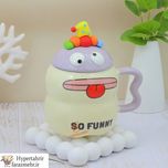 ماگ دسته دار طرح دلقک خندان در طرح های مختلف