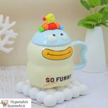 ماگ دسته دار طرح دلقک خندان در طرح های مختلف