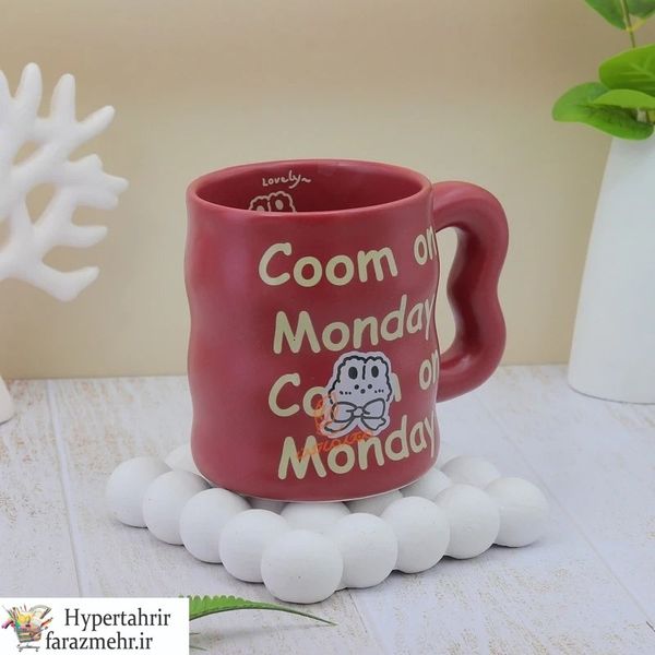 ماگ دسته دار طرح روز های هفته