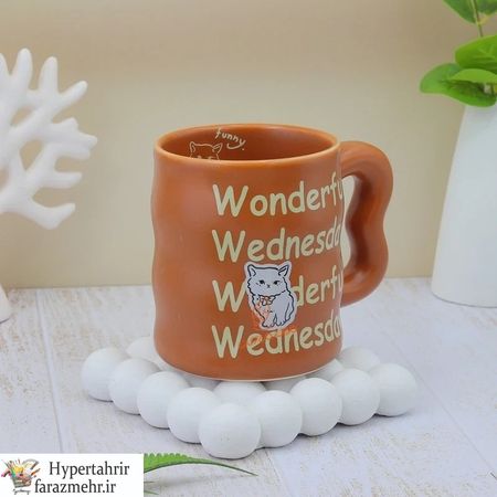 ماگ دسته دار طرح روز های هفته