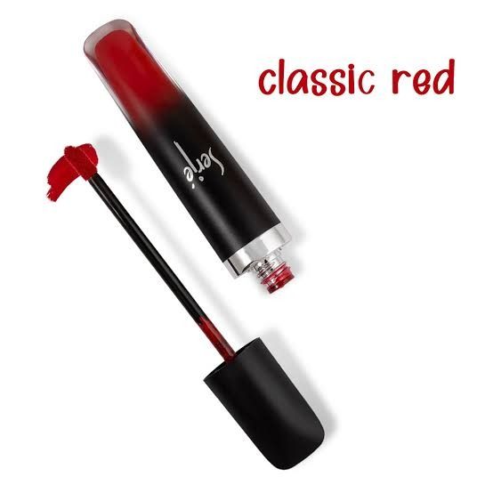 رژ لب مایع مخملی مات سرژه کد 101 (Classic Red)