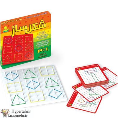 بازی فکری شکل ساز 3*1 ( تخته میخی )