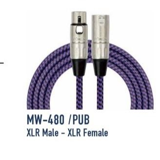 KIRLIN CABLLE MW-480/3M (XLR MALE - XLR FEMAIL)