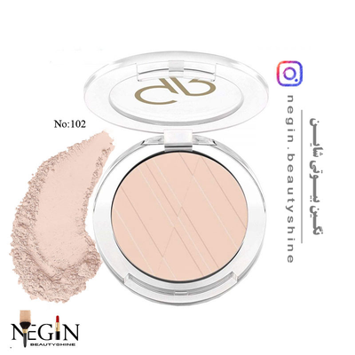 پنکک Pressed Powder گلدن رز اصل شماره 102