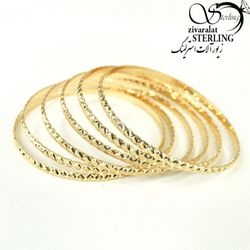 النگو طلاروس طرح لوزی 3میل روکش طلا کد 10202