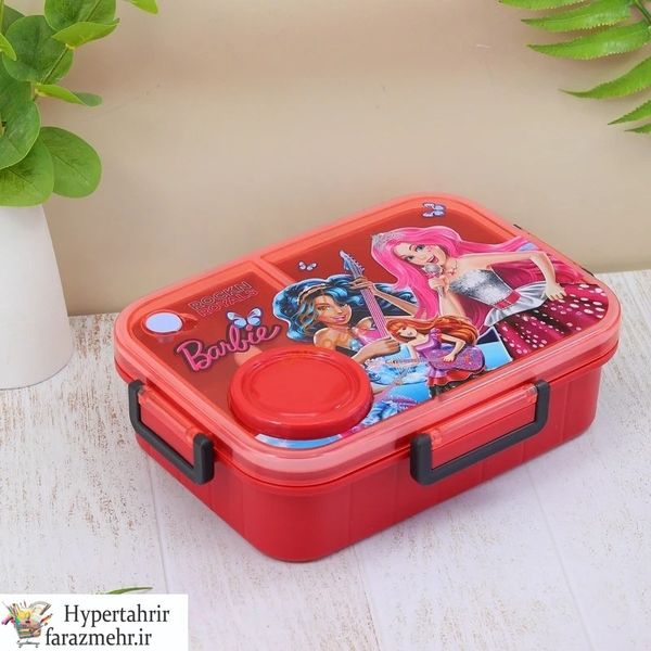 ظرف غذا 1200 میل 3 خانه طرح انیمیشن کد 1562