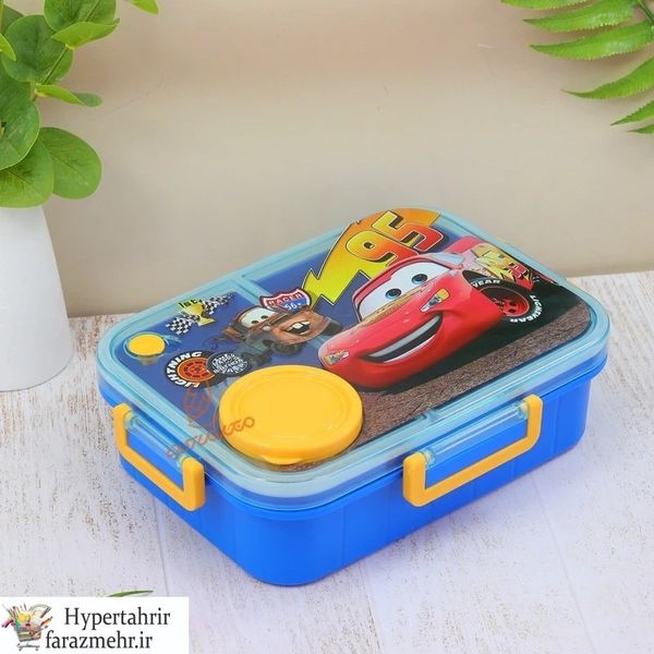 ظرف غذا 1200 میل 3 خانه طرح انیمیشن کد 1562