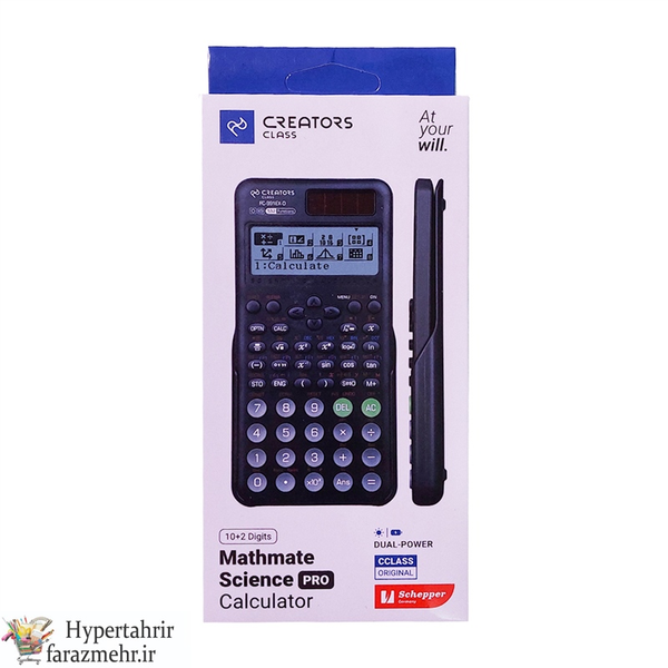 ماشین حساب سی کلاس کریتورز مدل مهندسی طرح پرو کد FC-991EX-D