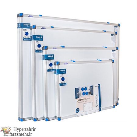 تخته وایت برد مغناطیسی  شیدکو مدل آلفا  با قطر 2 سانت در ابعاد  ( 60*90 -90*120 - 100*150 - 100*180 - 100*200 )