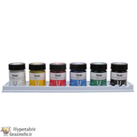 گواش پنتل (Pentel) 30 میل  رنگبندی ( مشکی - سبز 18 - قهوه ای روشن 8 - قهوه ای تیره 64 - آبی آسمانی 72)