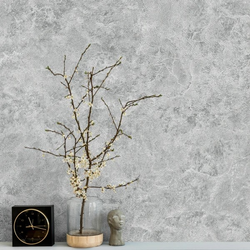 کاغذ دیواری طرح پتینه نقره ای کد 10273