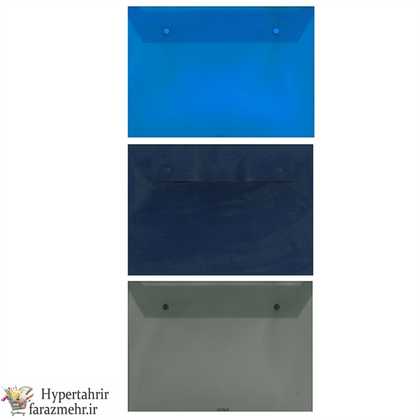 پاکت دکمه دار پاپکو (Papco)کدA3-107 سایزA3رنگبندی ( بی رنگ-قرمز-دودی-سبز-آبی-صورتی-نارنجی-زرد روشن-فسفری-فیروزه ای-بنفش-سرخابی )