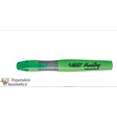 ماژیک علامت زن بیک ( BIC ) رنگبندی (زرد - سبز )