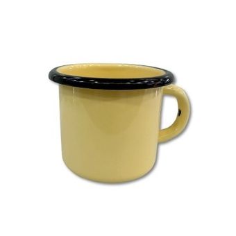 لیوان لعابی 250 سی سی رنگ کرم ساده  کد 107