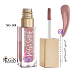 رژلب مایع مدل 3D Mega Shine گلدن رز اصل (شماره 103)