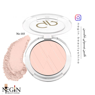 پنکک Pressed Powder گلدن رز اصل شماره 103