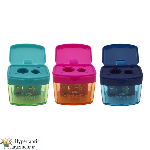 تراش فابر کاستل مدل دوقلو پاستلی  Mini Box کد 382912