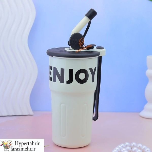 تراول ماگ بدنه استیل 550 میل BOSHENG کد 1920