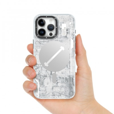 قاب iphone 15Promax برند یانگ کیت Futuristic Circuit Board کد CX 2