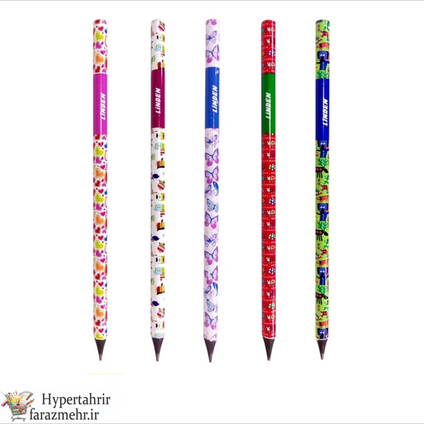 مداد مشکی بلک وود  گرد فانتزی لیندن 601003 Linden