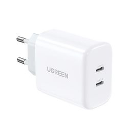 شارژر دیواری یوگرین مدل 10343-CD243 با 2 خروجی Type-C