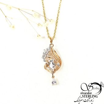 پلاک بالرین برند ژوپینگ طرح طلا کد 10380