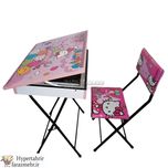 میز تحریر و صندلی مدل باکسدار تاشو در طرحای مختلف