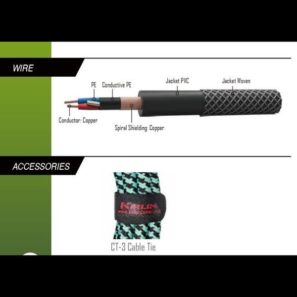 KIRLIN CABLLE MW-480/3M (XLR MALE - XLR FEMAIL)