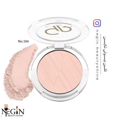 پنکک Pressed Powder گلدن رز اصل شماره 104