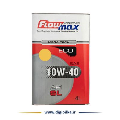روغن موتور فلومکس مگاتک اکو 10w40 SL نیمه سینتتیک حجم 4 لیتر