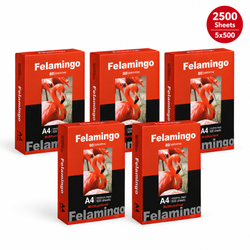 کاغذ A4 فلامینگو 80 گرم بسته 2500 برگی